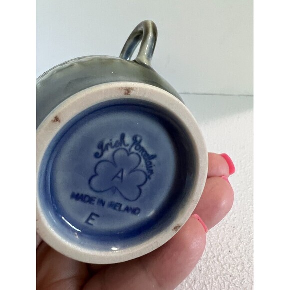 Vintage Irish Porcelain Made In Ireland small Creamer And Open Sugar - Picture 3 of 8